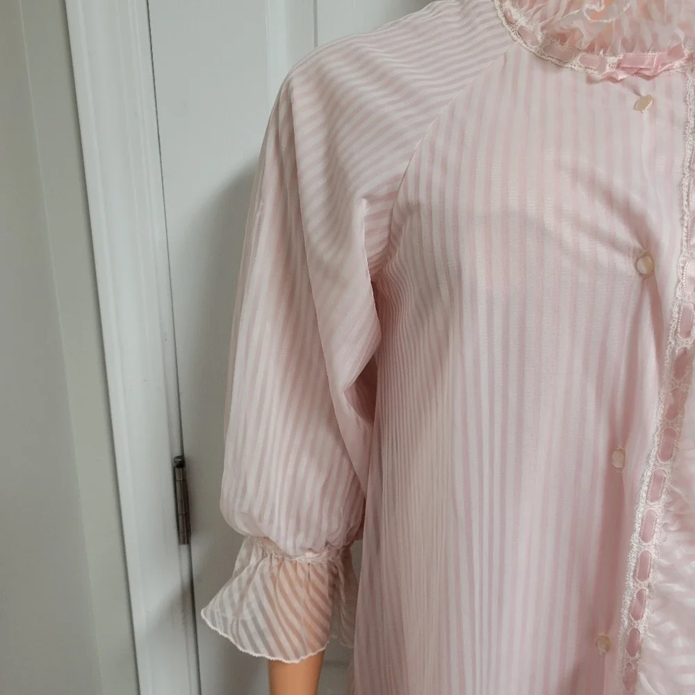 Vintage Cheoette Ruffled Nightgown.